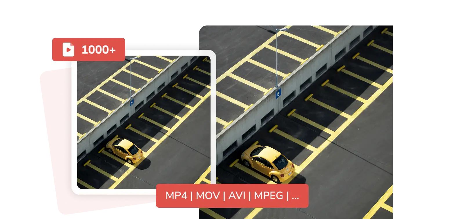 support 1000+ video and audio formats