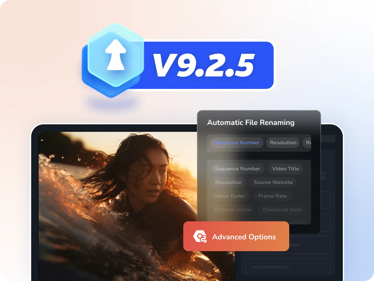 any video converter v9.2.5 supports advanced options for video conversion