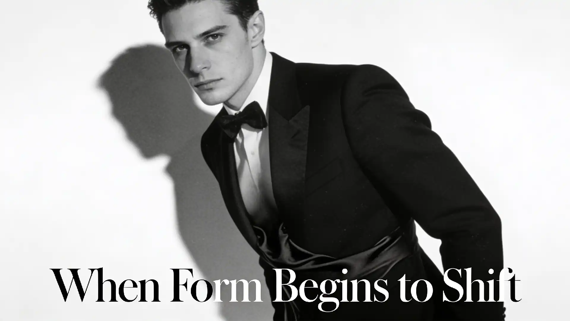 black & white poster