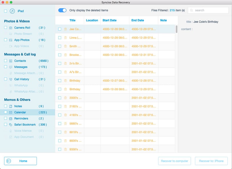 preview itunes backup file