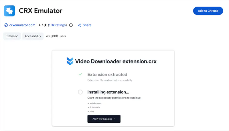 agregar addoncrop youtube downloader extension para chrome