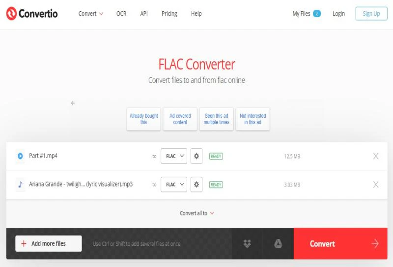 convertio youtube to flac converter