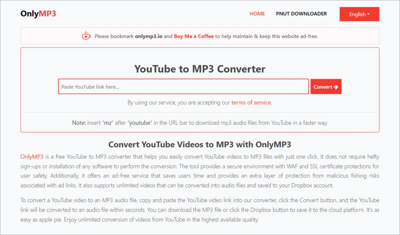 ytmp3 alternative - onlymp3