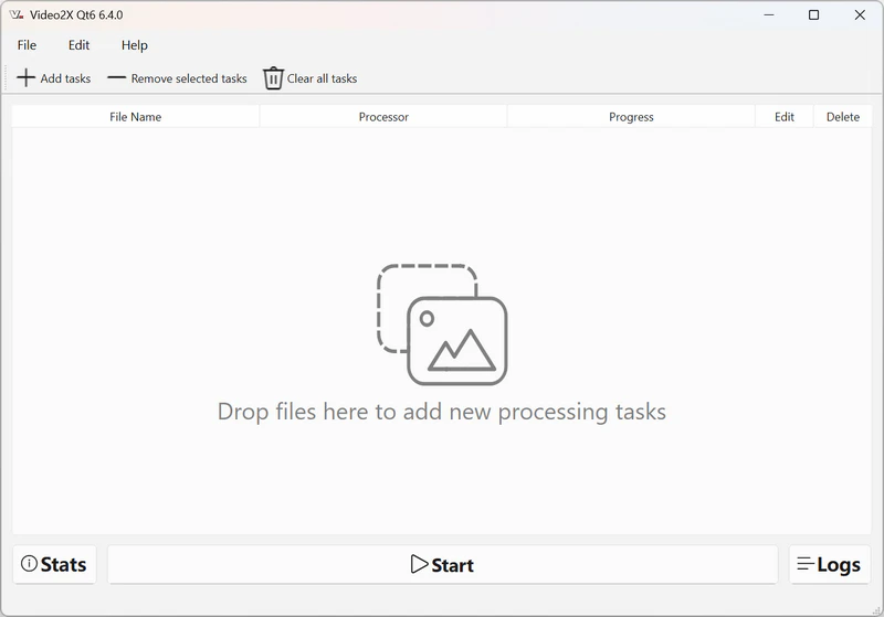 video2x main interface