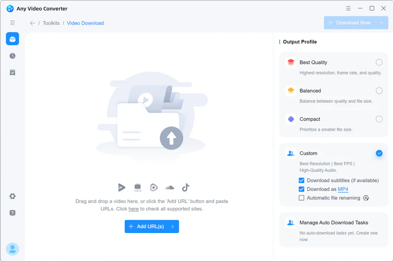 add youtube url