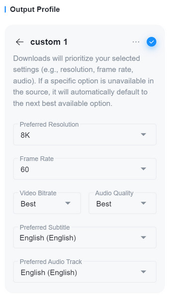custom mode