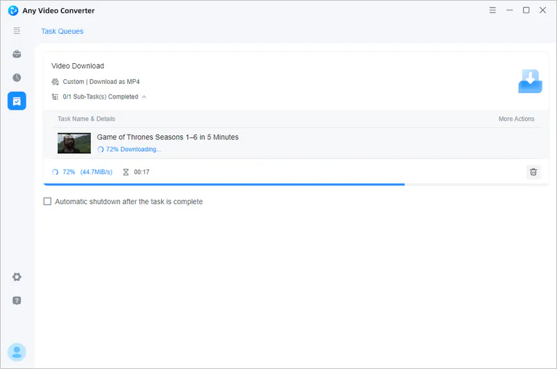 start downloading youtube video for free