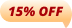 15% off